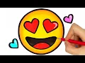 HOW TO DRAW A EMOJI EASY STEP BY STEP