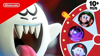 BOO! Nintendo Halloween Moments 🎃 Spin the Wheel Video for Kids | Play Nintendo