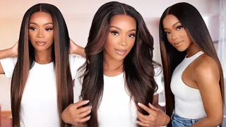 Your Fall Hair NEEDS This! 🍂🤎 Chestnut Brown, Heat-Safe & So Easy to Style Yaki Wig | Klaiyi Hair