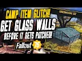 GET GLASS WALLS NOW in Fallout 76