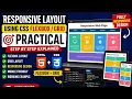Responsive Layout Using CSS Flexbox Grid HTML CSS Practical Step by Step Workshop Tutorial