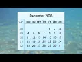 December 2006 Calendar