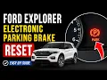 Your Ford Explorer Parking Brake Isn t Broken - Do This Instead