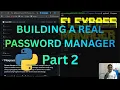 Building a Password Manager in Python Part 2 Input Validation Account Switching