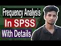 Frequency Analysis in SPSS with Frequency Chart and Table in Bangla SPSS Data Analysis Tutorial
