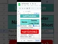 How to Use LEFT Function in Google Sheets