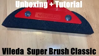 vileda 1469 super feger classic broom with telescopic handle unboxing and instructions