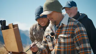 Painting the MOST BEAUTIFUL spot in the South Island with my buddies!