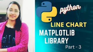 Make line chart Matplotlib Library Part - 3