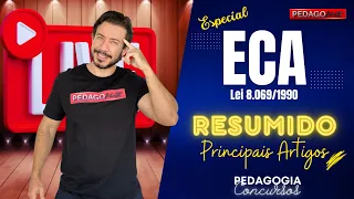 ECA RESUMIDO! | PRINCIPAIS ARTIGOS PARA CONCURSOS DA ÁREA DA EDUCAÇÃO
