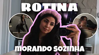 ROTINA DA MANHÃ MORANDO SOZINHA