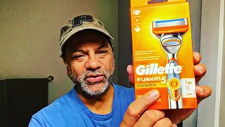 Download Gillette Fusion5 POWER 🪒 \u0026 Pacific Shaving Co. cork handle shave brush average guy tested #APPROVED MP3
