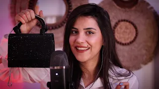 Arabic ASMR بائعة الحقائب تعالي ساعدك تختاري شنطة تلبقلك اي اس ام ار 