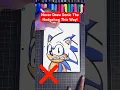 Never Draw Sonic THIS Way Sonic The Hedgehog