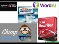 The Best Spinner Comparison WordAi vs Spin Rewriter vs Chimp Rewriter vs SpinnerChief