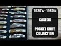 20 Vintage CASE XX pocket knife collection Which is your favorite Copperhead whittler barlow