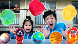 Pink vs Blue food challenge.