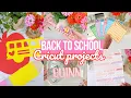 6 Back to School Cricut Projects Plus One Surprise DIY