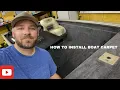 PADDED DECK AND BOAT CARPET INSTALLATION