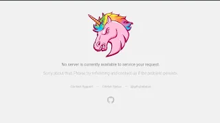 GitHub Server Down Today No Server Is Currently Available Error Fix 2026
