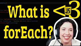 What is the forEach Array Method JavaScript in LESS-THAN 3 JavaScript Beginner Series