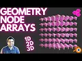 2 93 The ARRAY MODIFIER Is DEAD To Me EASY ARRAYS With GEOMETRY NODES 1D 2D 3D