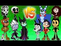 Lagu Teen Titans Go! vs. FNAF and Disney Cartoon Character Color Swap - SETC