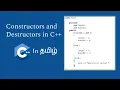 Constructors and Destructors in C Tamil C in Tamil Logic First Tamil