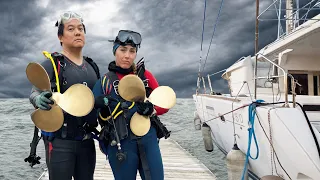 We Changed Our Propellers In the Dirtiest Water Ever