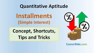 Installments (Simple Interest) - Shortcuts & Tricks for 2026 - 2027 Placements