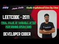 Final Value of Variable After Performing Operations LeetCode 2011 Java Code Developer Coder