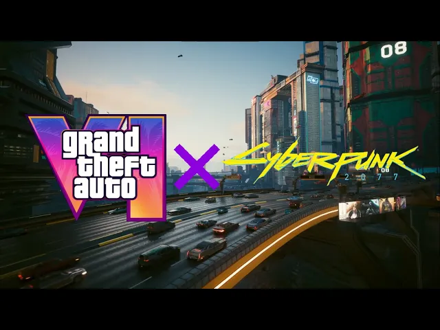 GTA 6 trailer but it's Cyberpunk 2077