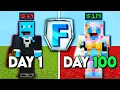 Surviving 100 Days on the Fresh SMP Can I get Rich