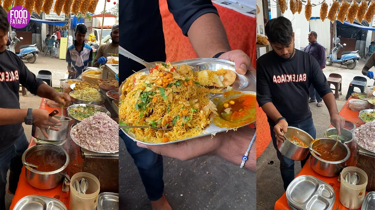 Viral Helicopter Bhel Puri In Mumbai Rs. 30/- Only l Mumbai Street Food