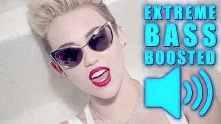 miley cyrus we cant stop bass boosted extreme 