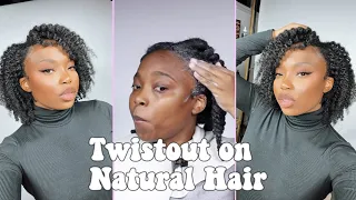 Defined Twistout on Natural Hair | Type 4 Hair | LOC Method | LOAFERETTE