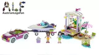 Lego Friends 41316 Andrea´s Speedboat Transporter - Lego Speed Build Review
