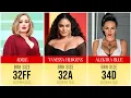 Gorgeous Celebrity Bra Sizes Comparison Hollywood Gossip Breakdown