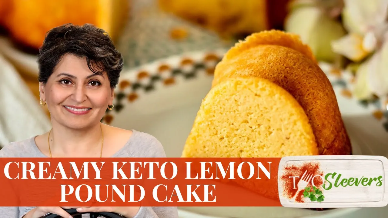Keto Creamy Lemon Pound Cake Recipe
