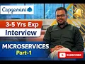 Microservices Interview Questions Synchronous Asynchronous Capgemini 3 5 Years Exp Part-1
