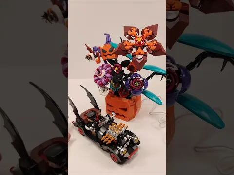 Pantasy Midnight Pumpkin Bouquet (85067) vs Vampire Vintage Car (85071) #shorts @TopBrickBuilder