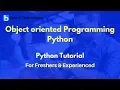 Object oriented Programming Python Python Tutorial For Beginners