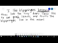 Animal writing project Kindergarten