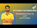 List Introduction in Python - In Hindi