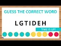 Guess the Correct Word Unscramble in Record Time 7 Letters Agent Quiz