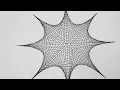 How to draw parabolic curves using lines Easy illusion patterns Tweety s Artworld
