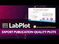 How to export publication-quality plots from LabPlot