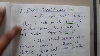 3 2 Object oriented analysis