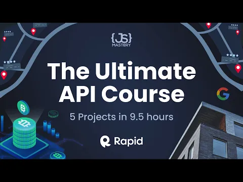 Build and Deploy 5 JavaScript React API Projects in 10 Hours Full Course RapidAPI