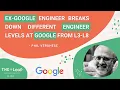 Ex-Google Engineer breaks down different engineer levels at Google from L3-L8